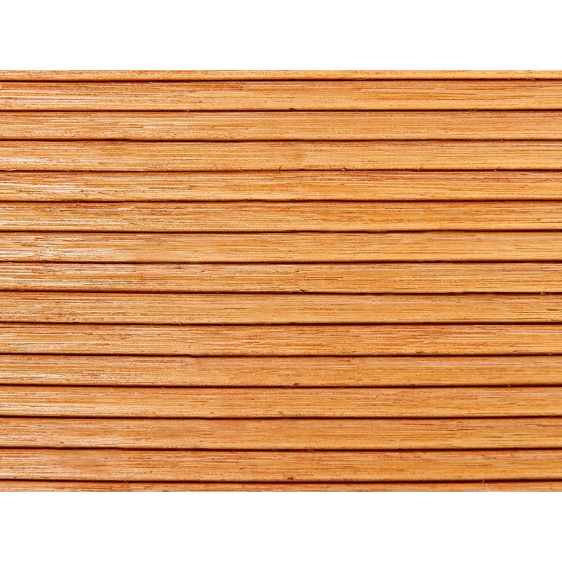 Stolik ogrodowy rattanowy 150 x 70 cm jasne drewno AIROLE