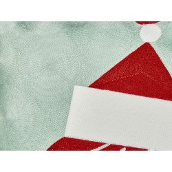 2 poduszki bawełniane motyw świąteczny 45 x 45 cm czerwono-zielone PUDDING