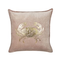 Zestaw 2 poduszek dekoracyjnych BOSSIELLA Bawełna 45 x 45 cm Beżowoszary Wzór zwierzęcy