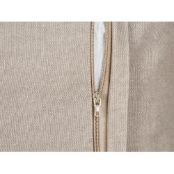 Zestaw 2 poduszek dekoracyjnych BOSSIELLA Bawełna 45 x 45 cm Beżowoszary Wzór zwierzęcy