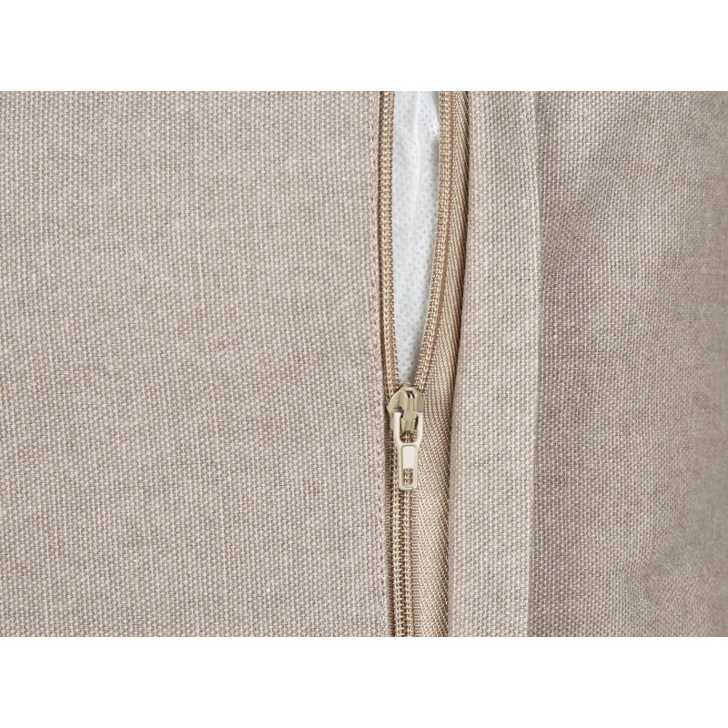 Zestaw 2 poduszek dekoracyjnych BOSSIELLA Bawełna 45 x 45 cm Beżowoszary Wzór zwierzęcy