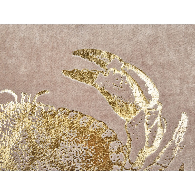 Zestaw 2 poduszek dekoracyjnych BOSSIELLA Bawełna 45 x 45 cm Beżowoszary Wzór zwierzęcy