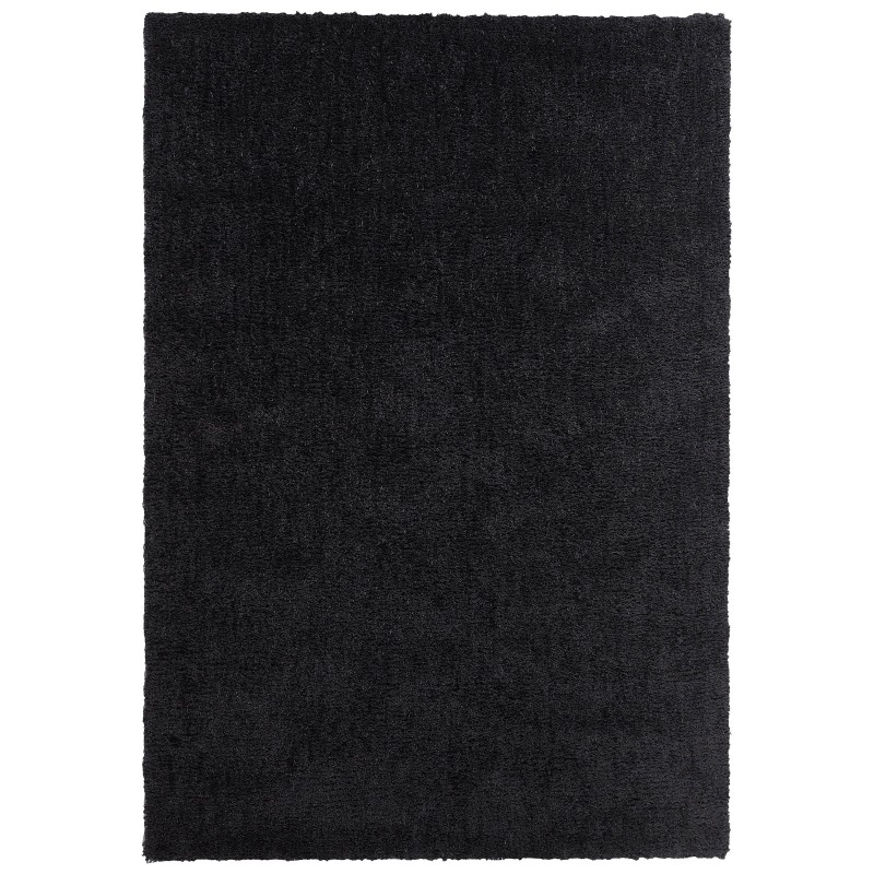 Dywan shaggy 160 x 230 cm czarny DEMRE