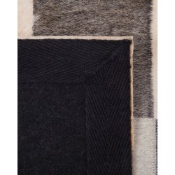 Dywan patchwork skórzany 200 x 300 cm wielokolorowy SOKE