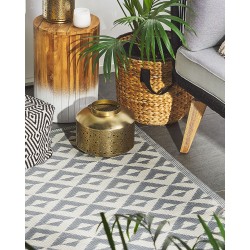 Dywan zewnętrzny 120 x 180 cm szary BIHAR