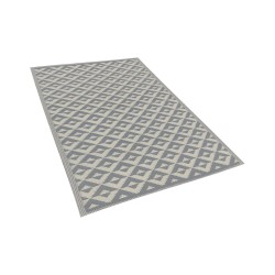 Dywan zewnętrzny 120 x 180 cm szary BIHAR