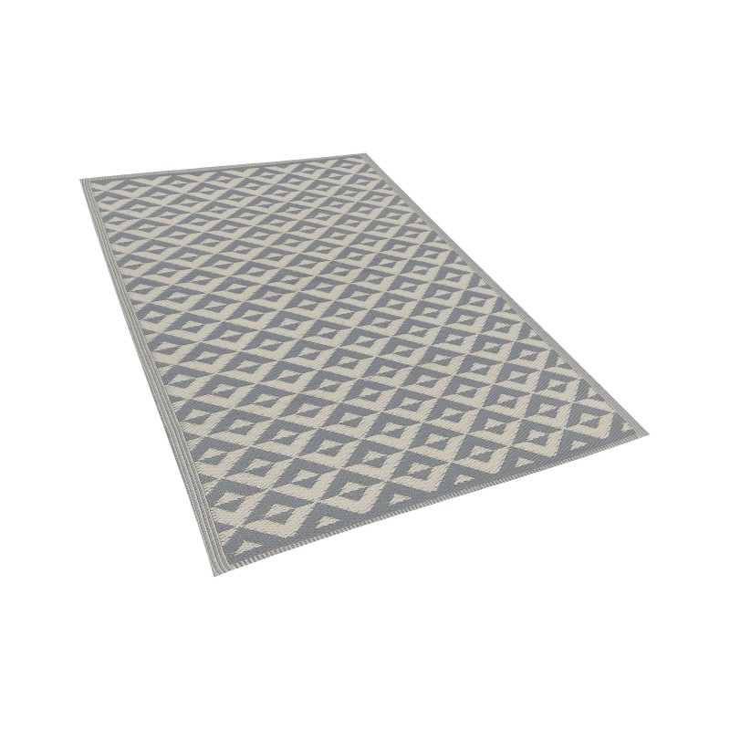 Dywan zewnętrzny 120 x 180 cm szary BIHAR