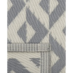 Dywan zewnętrzny 120 x 180 cm szary BIHAR