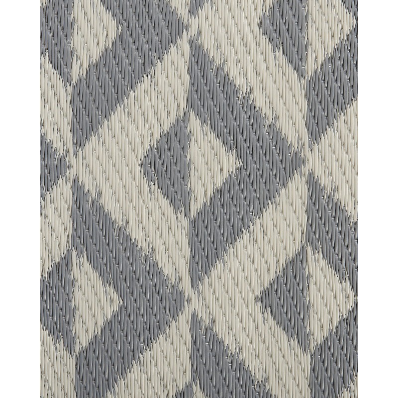 Dywan zewnętrzny 120 x 180 cm szary BIHAR