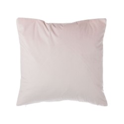 Zestaw 2 poduszek dekoracyjnych FREESIA Welur 45 x 45 cm Różowy Wzór roślinny