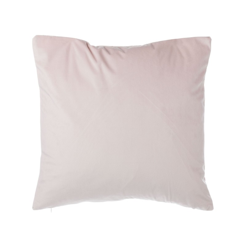 Zestaw 2 poduszek dekoracyjnych FREESIA Welur 45 x 45 cm Różowy Wzór roślinny