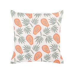 Zestaw 2 poduszek dekoracyjnych AVENS 45 x 45 cm Kolorowy Wzór roślinny