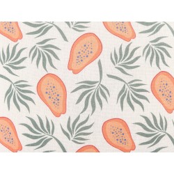 Zestaw 2 poduszek dekoracyjnych AVENS 45 x 45 cm Kolorowy Wzór roślinny