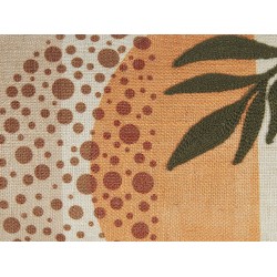 Zestaw 2 poduszek dekoracyjnych BROWALLIA 30 x 50 cm Kolorowy Wzór abstrakcyjny