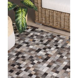 Dywan patchwork skórzany 160 x 230 cm wielokolorowy ARMUTLU