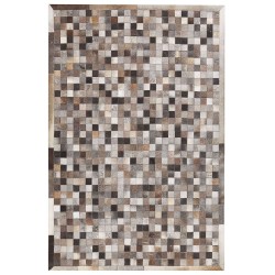 Dywan patchwork skórzany 160 x 230 cm wielokolorowy ARMUTLU