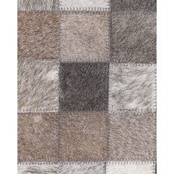 Dywan patchwork skórzany 160 x 230 cm wielokolorowy ARMUTLU