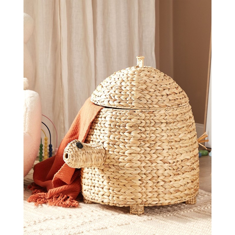 Kosz na zabawki Żółw MONTAGU Plecionka Naturalny