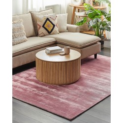 Dywan z wiskozy 160 x 230 cm różowy GESI II