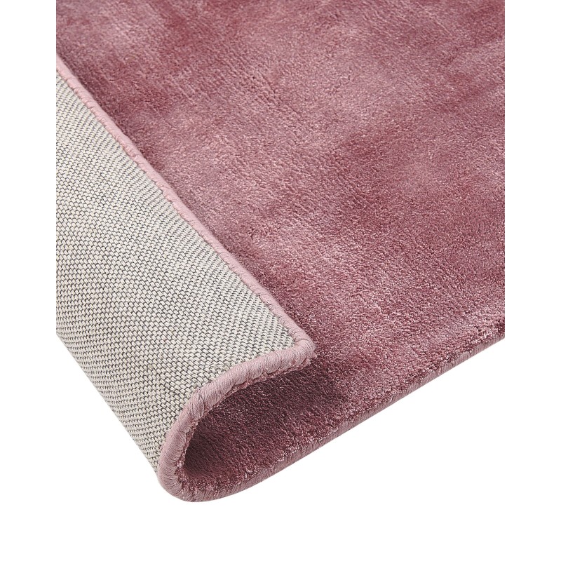 Dywan z wiskozy 160 x 230 cm różowy GESI II