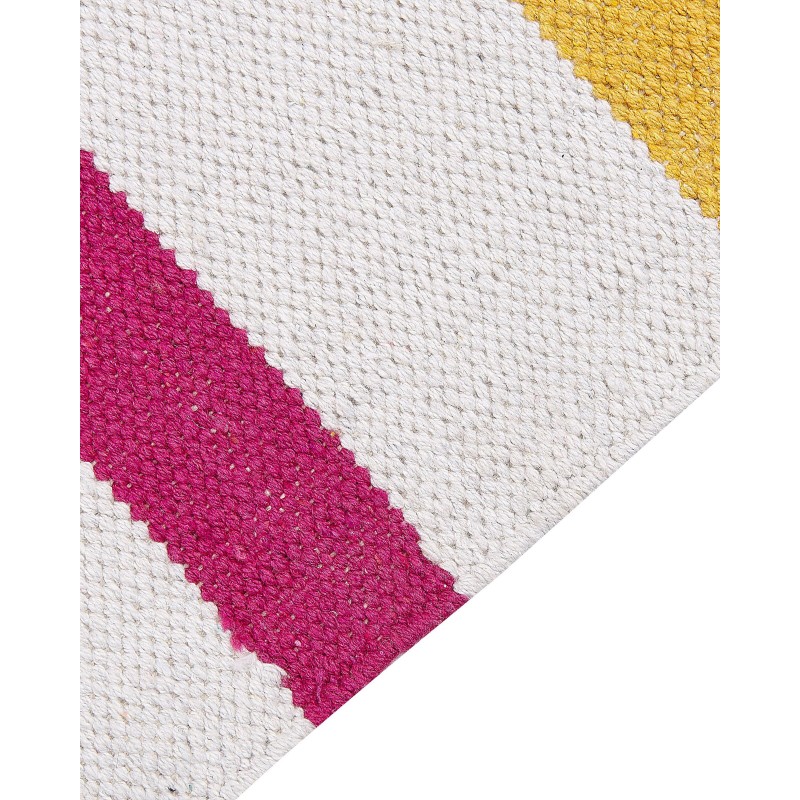 Dywan bawełniany 140 x 200 cm wielokolorowy HISARLI