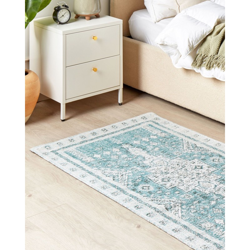 Dywan bawełniany 80 x 150 cm miętowy FULLA