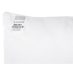 Poduszka ERRIGAL Niska Mikrofibra 50 x 60 cm Biały