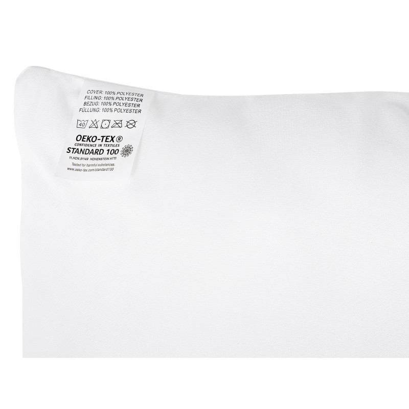 Poduszka ERRIGAL Niska Mikrofibra 50 x 60 cm Biały