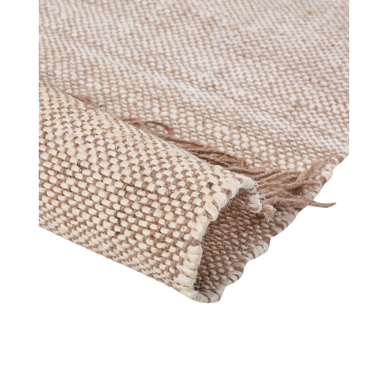 Dywan z juty 80 x 150 cm brązowy SAMLAR