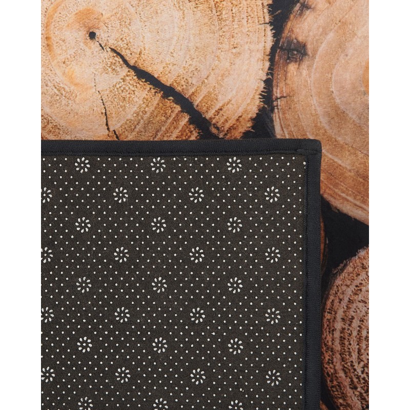 Dywan 80 x 150 cm motyw drewna KARDERE