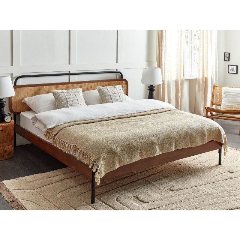 Koc CHAOHANI 150 x 200 cm Beżowy