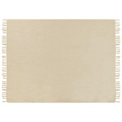 Koc CHAOHANI 150 x 200 cm Beżowy