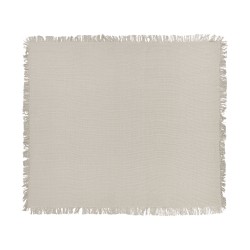 Narzuta na łóżko YERBENT Bawełna 200 x 220 cm Jasnoszary