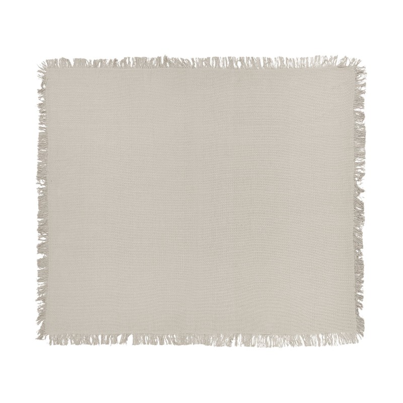 Narzuta na łóżko YERBENT Bawełna 200 x 220 cm Jasnoszary