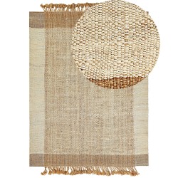 Dywan z juty 160 x 230 cm beżowy DEDEMLI