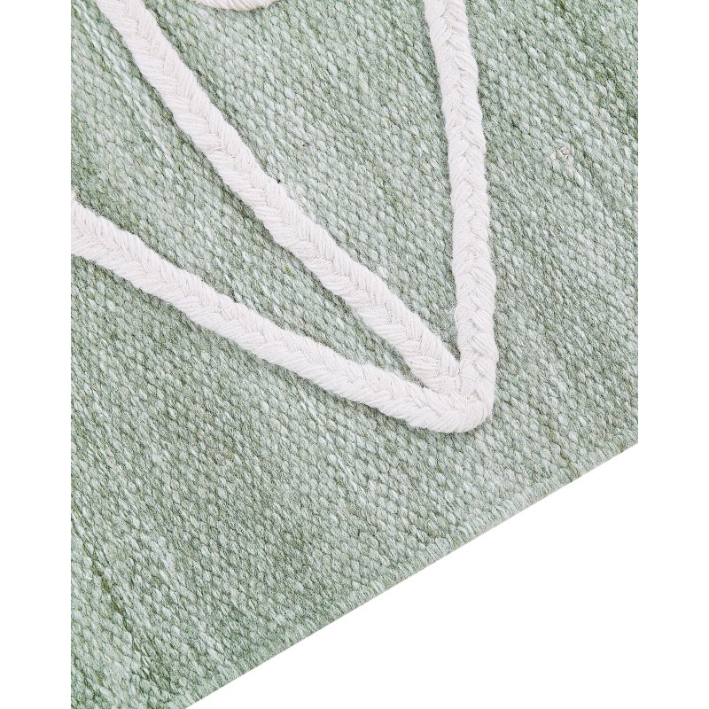 Dywan zewnętrzny 140 x 200 cm jasnozielony YAVU