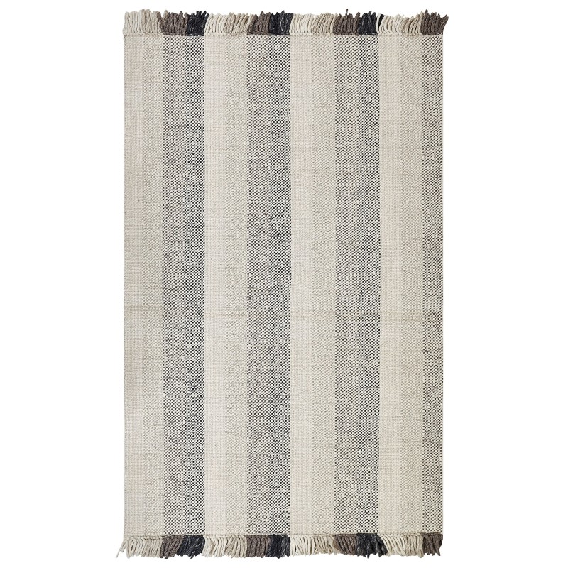 Dywan wełniany 140 x 200 cm złamana biel EMIRLER