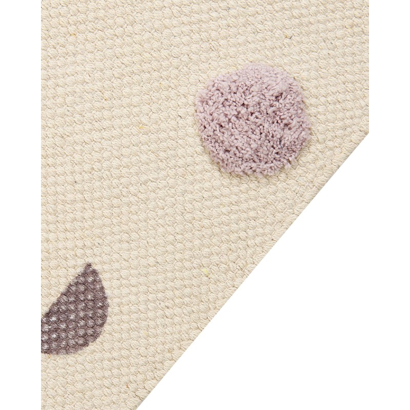 Dywan dziecięcy bawełniany 80 x 150 cm wielokolorowy CURUP