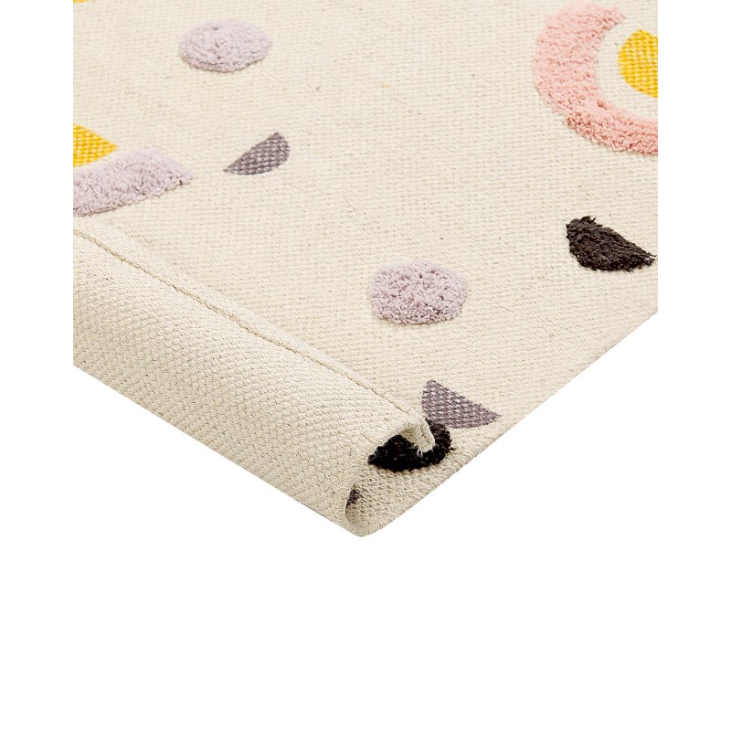 Dywan dziecięcy bawełniany 80 x 150 cm wielokolorowy CURUP