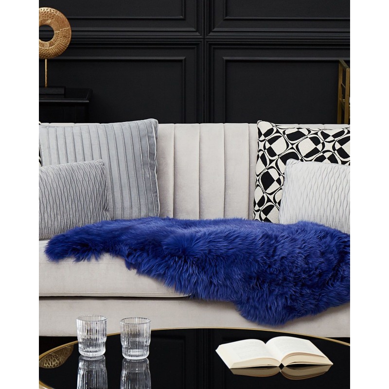 Skóra owcza granatowa ULURU