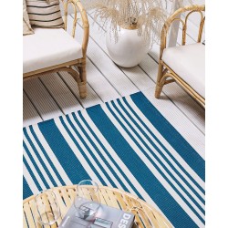 Dywan zewnętrzny 120 x 180 cm niebieski ELURU