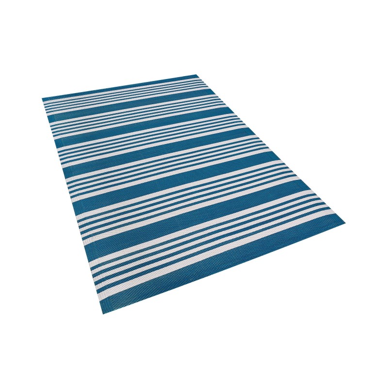 Dywan zewnętrzny 120 x 180 cm niebieski ELURU