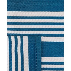 Dywan zewnętrzny 120 x 180 cm niebieski ELURU