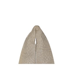 Narzuta na łóżko z poduszkami SHUSH 160 x 220 cm Beżowoszary