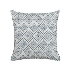 Poduszka dekoracyjna CORDATA Bawełna 45 x 45 cm Niebieski Wzór orientalny