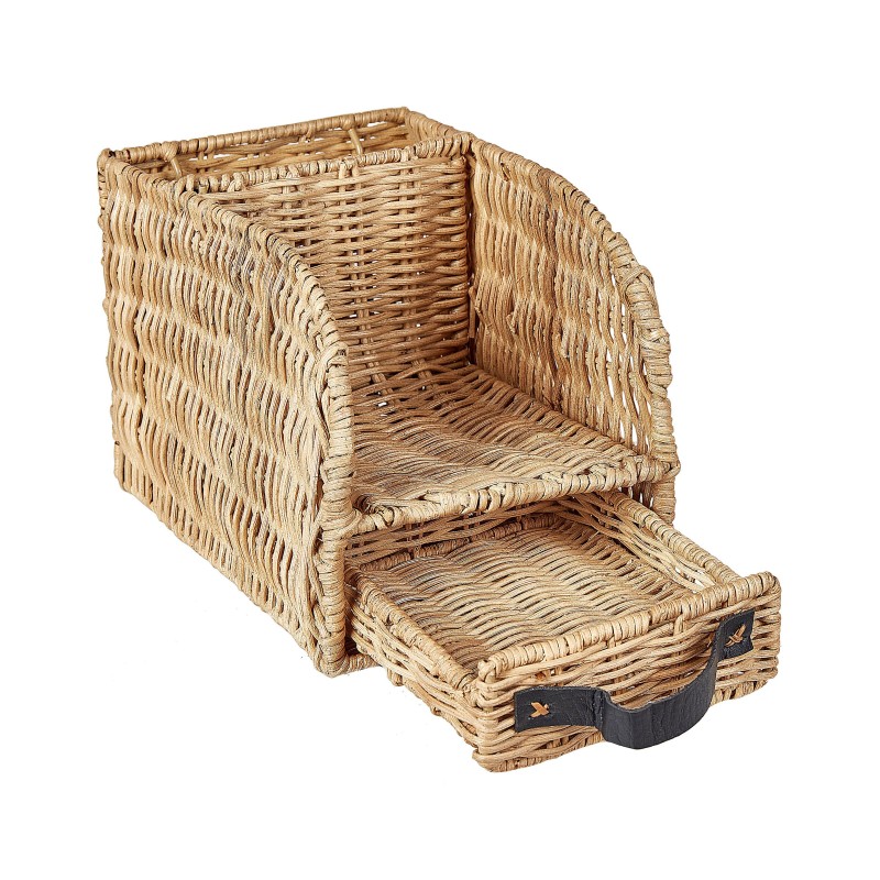 Organizer na dokumenty MALPELO Rattan Naturalny