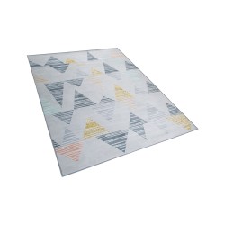 Dywan 160 x 230 cm szaro-żółty YAYLA