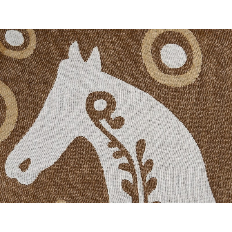 Koc SIDDHA 130 x 170 cm Brązowy