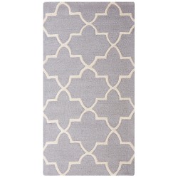 Dywan wełniany 80 x 150 cm szary SILVAN