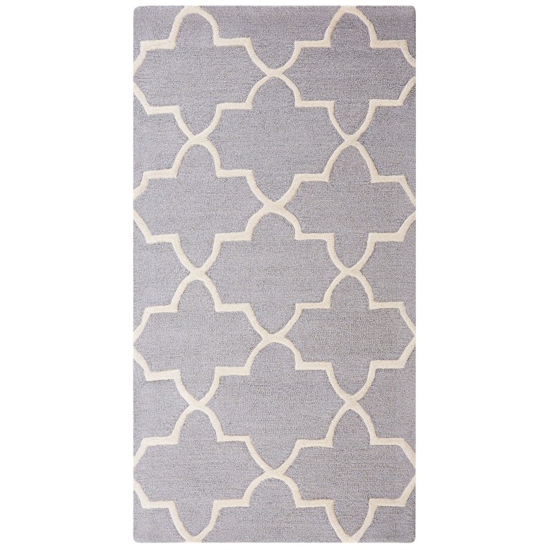 Dywan wełniany 80 x 150 cm szary SILVAN